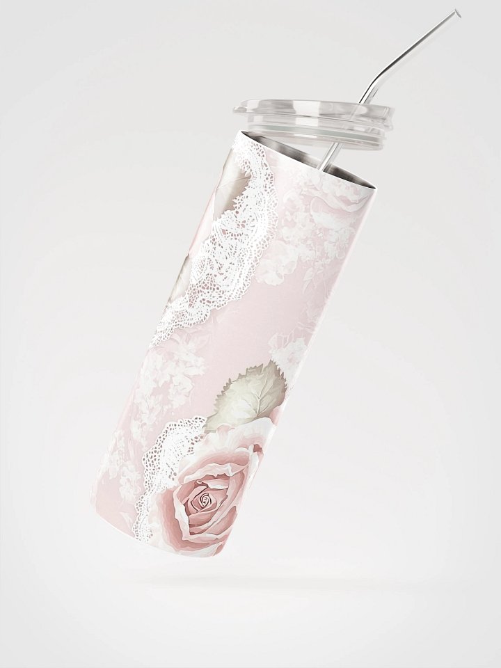 Lace Rose Stainless Steel Tumbler product image (2)