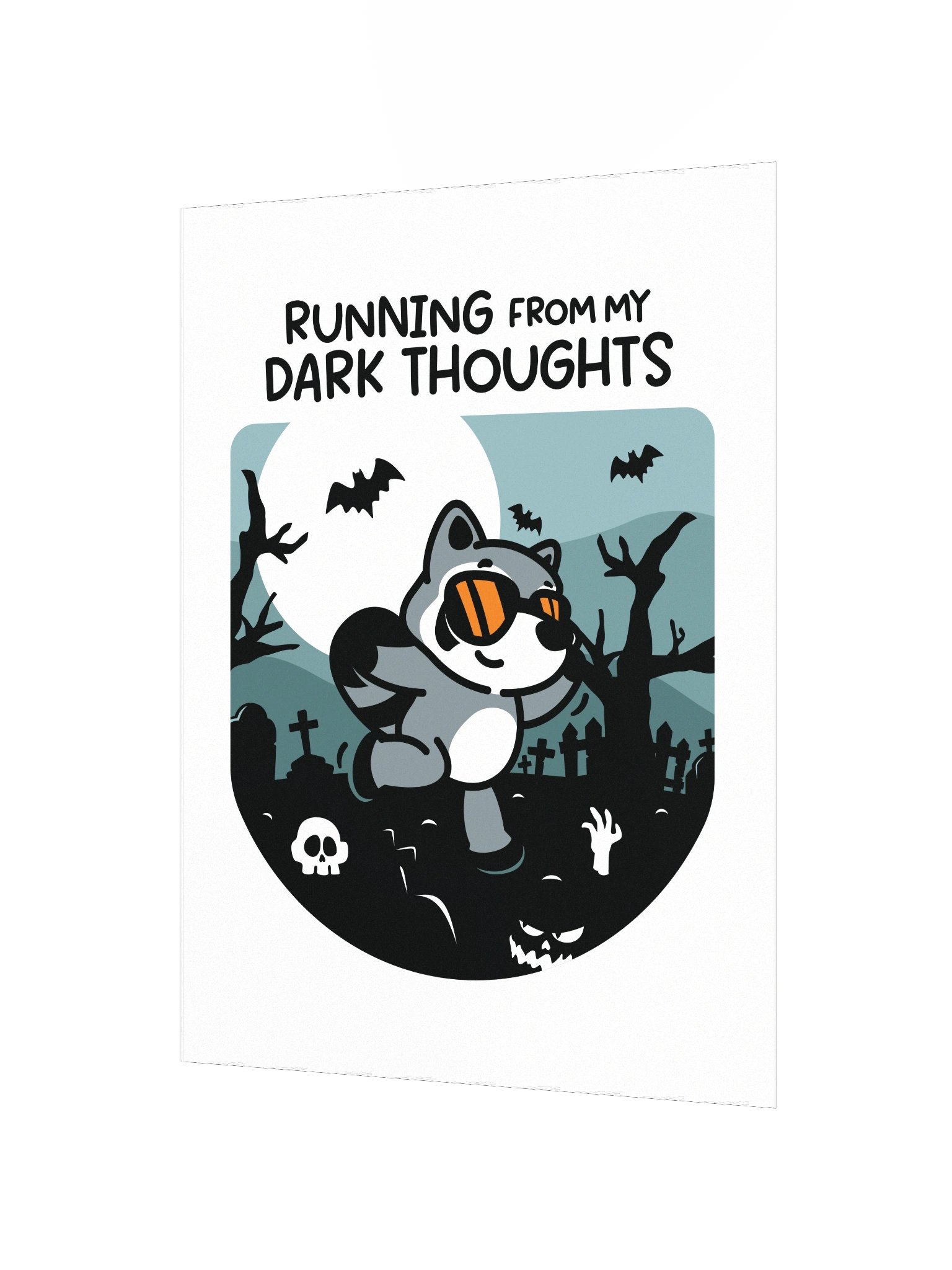 Running From My Dark Thoughts Poster product image (2)