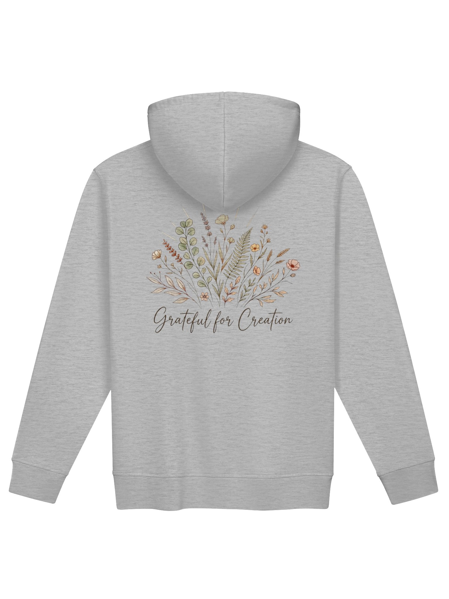 Grateful for Creation – Creation Care Faith Organic Cotton Unisex Hoodie product image (2)