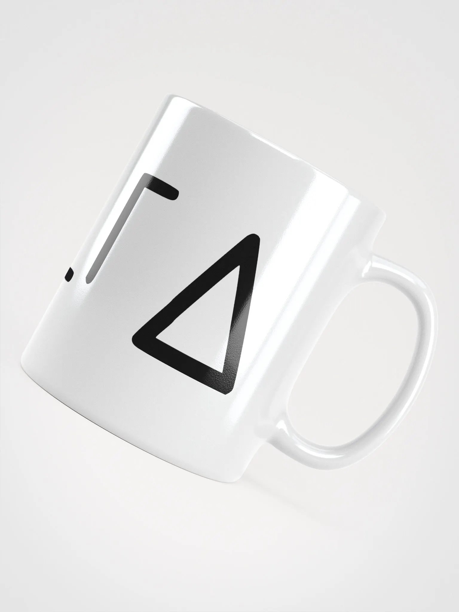 DELTA Mug Text Blk/Wht product image (5)