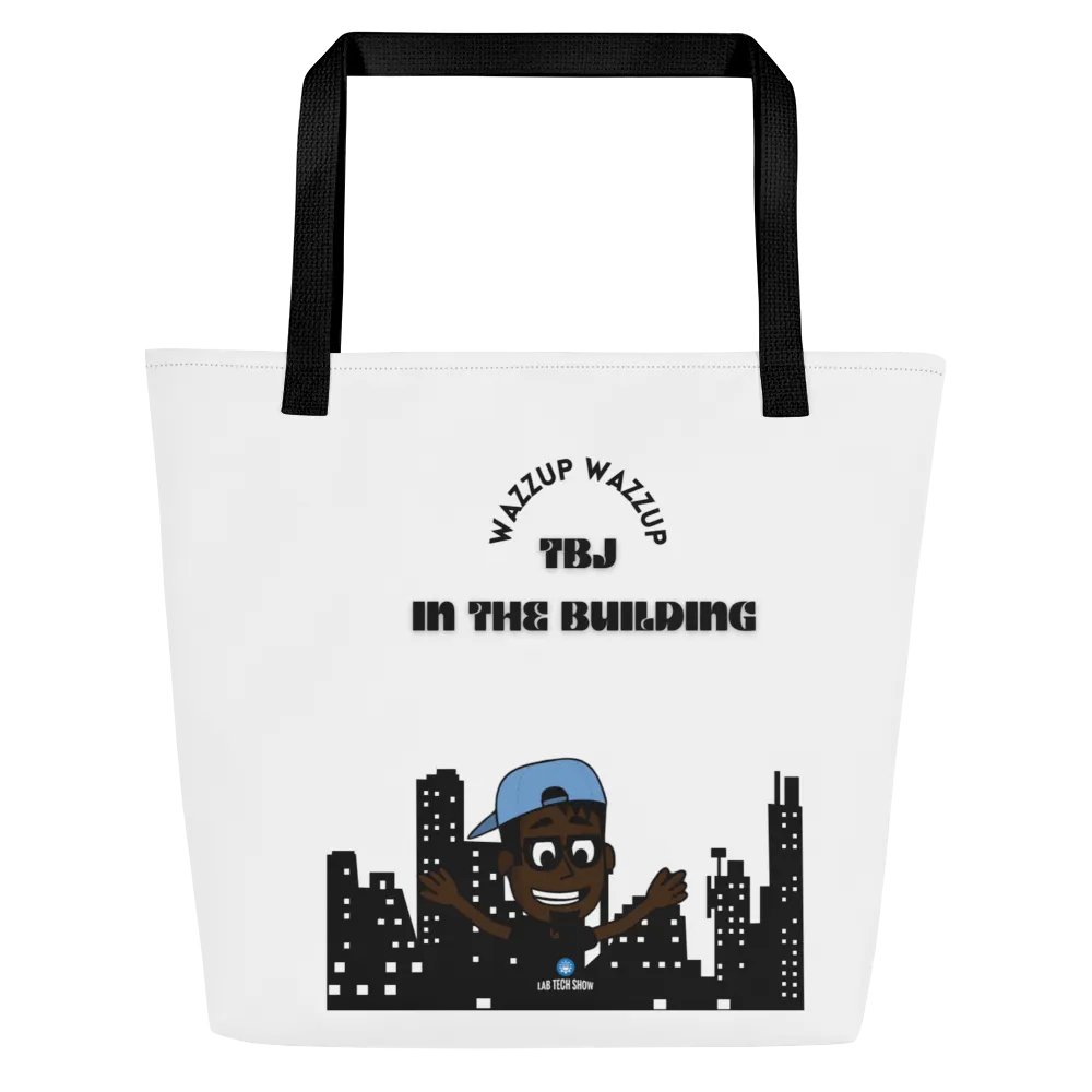 TBJ Large Tote Bag w/ Pocket product image (2)
