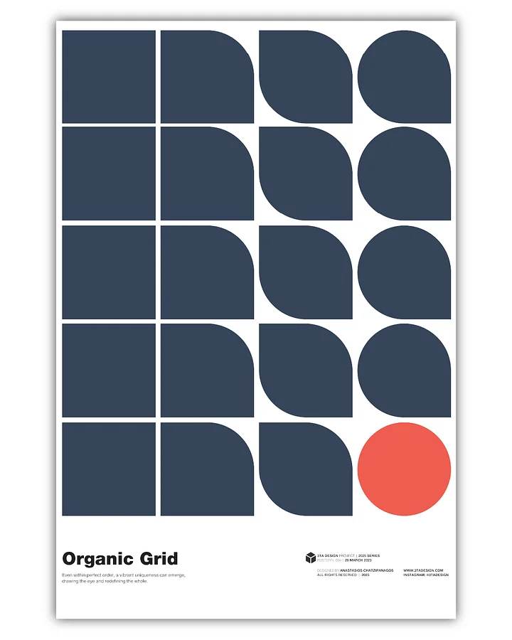 Poster - 004 | Organic Grid product image (1)