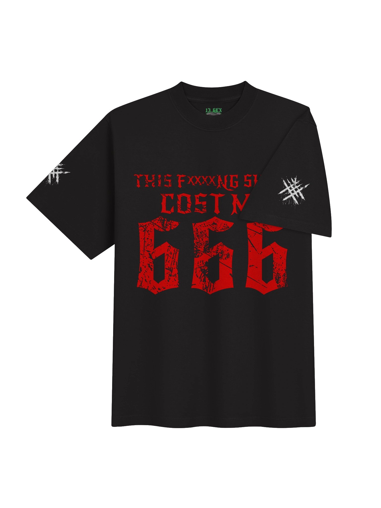 Premium "This FXXXXNG Shirt Cost Me 666" T-Shirt | Funny Graphic Tee product image (4)