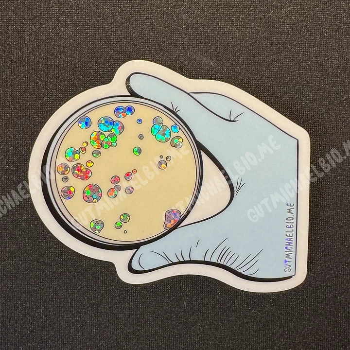 Bedazzled Petri Dish - Sticker product image (1)
