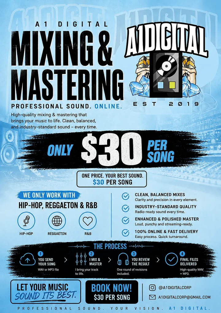 Mixed & Mastered Song product image (1)