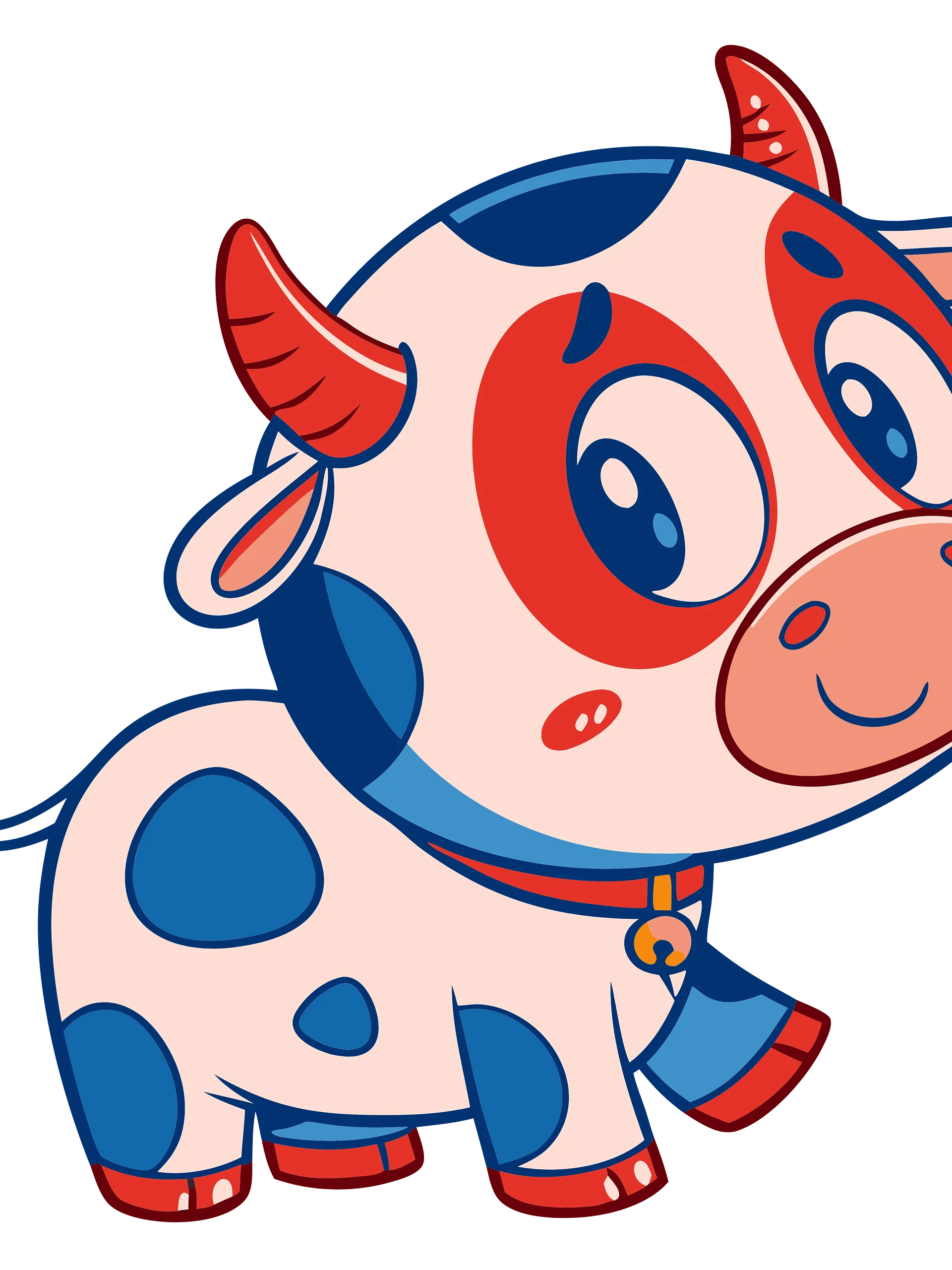 Clipart - Cute Baby Cows product image (8)