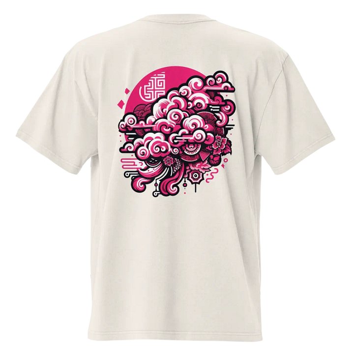 Samurai Shadows -AS Colour Premium Oversized Faded T-Shirt product image (2)