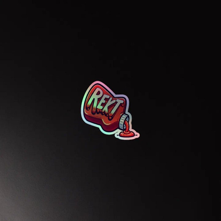 Rekt Holographic Sticker Sheet product image (4)