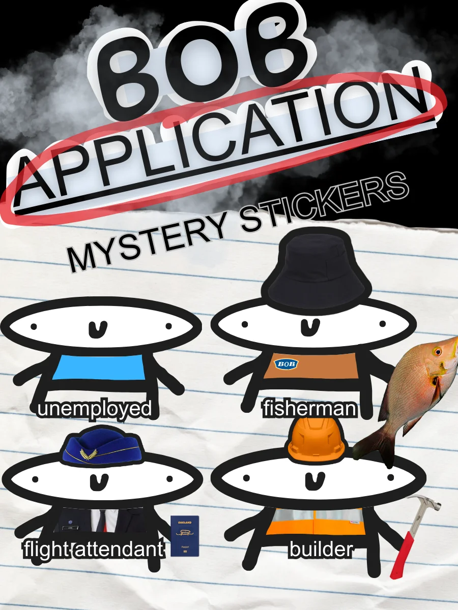 Bob Application! Series 1 Stickers product image (1)