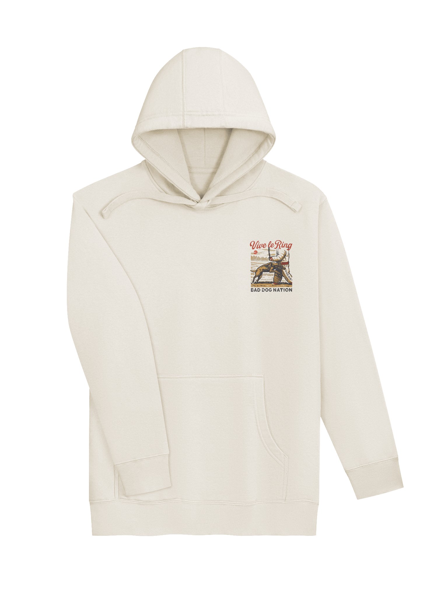 Vive le Ring Vintage - French Ring - Premium Adult Unisex Hoodie product image (3)