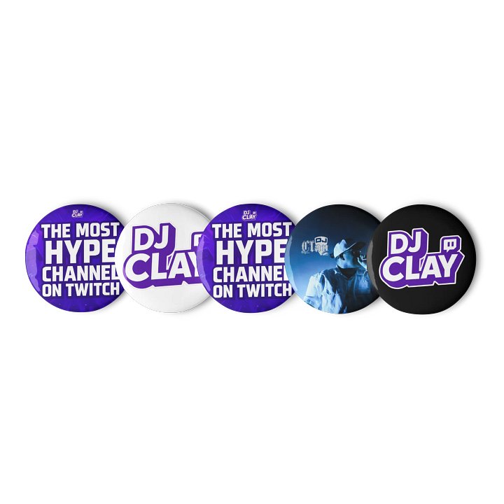 Hype Channel Pin Button Set product image (1)