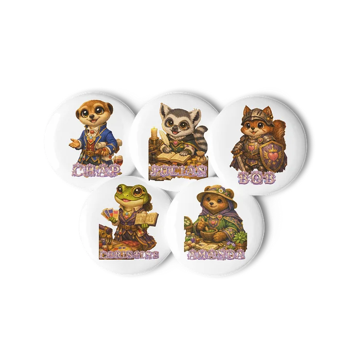 Kingdoms Court 2 Pin Button Set product image (2)