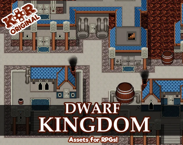 KR Dwarf Kingdom Tileset for RPGs product image (1)