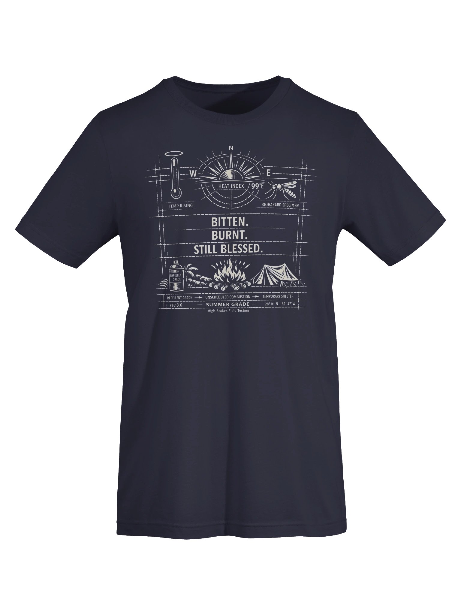 Florida Camping and Outdoor Shirt Bitten Burnt Blueprint product image (7)