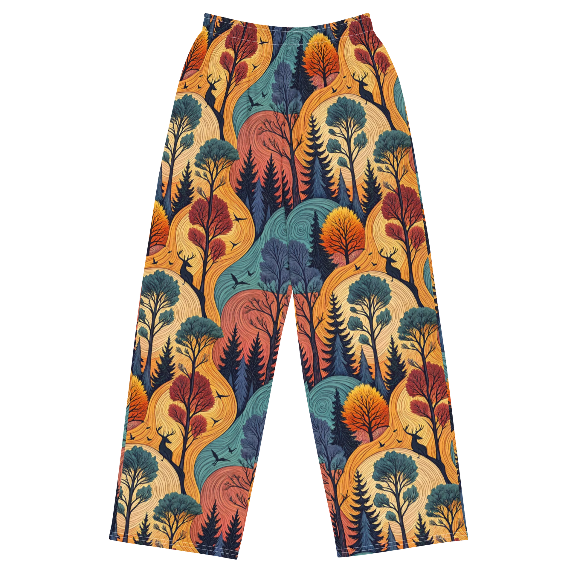 Autumn Forest Wide-Leg Pants product image (1)
