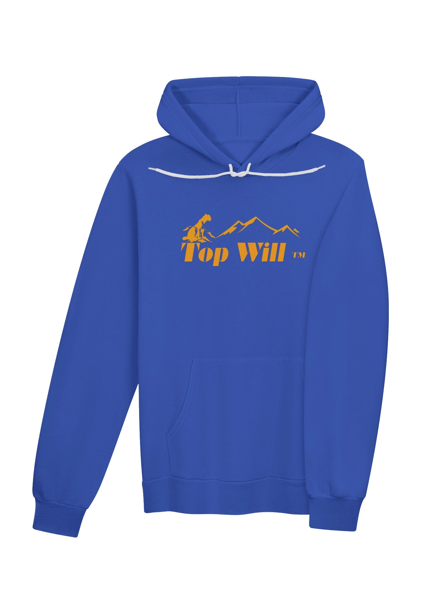 Top Will ™ Blue & Orange Supersoft Hoodie product image (4)