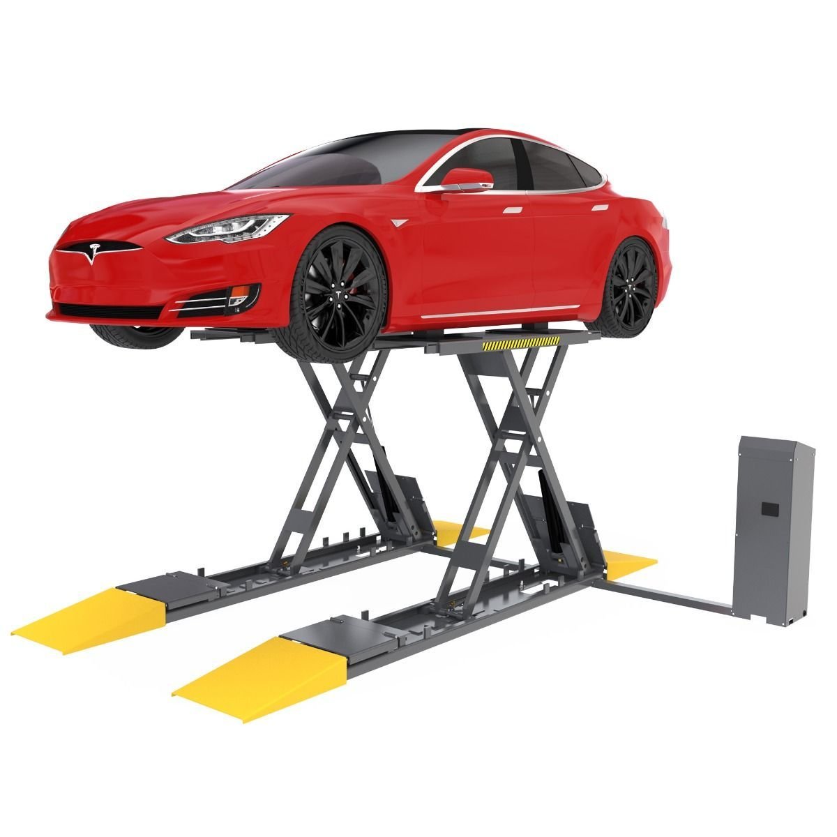 BendPak SP-7XE Full-Rise Scissor Lift - 7,000-Lb Capacity - Frame Engaging product image (1)