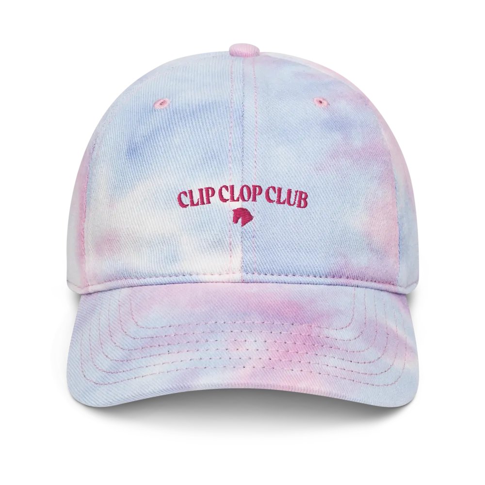clip clop club emblem embroidered hat product image (1)