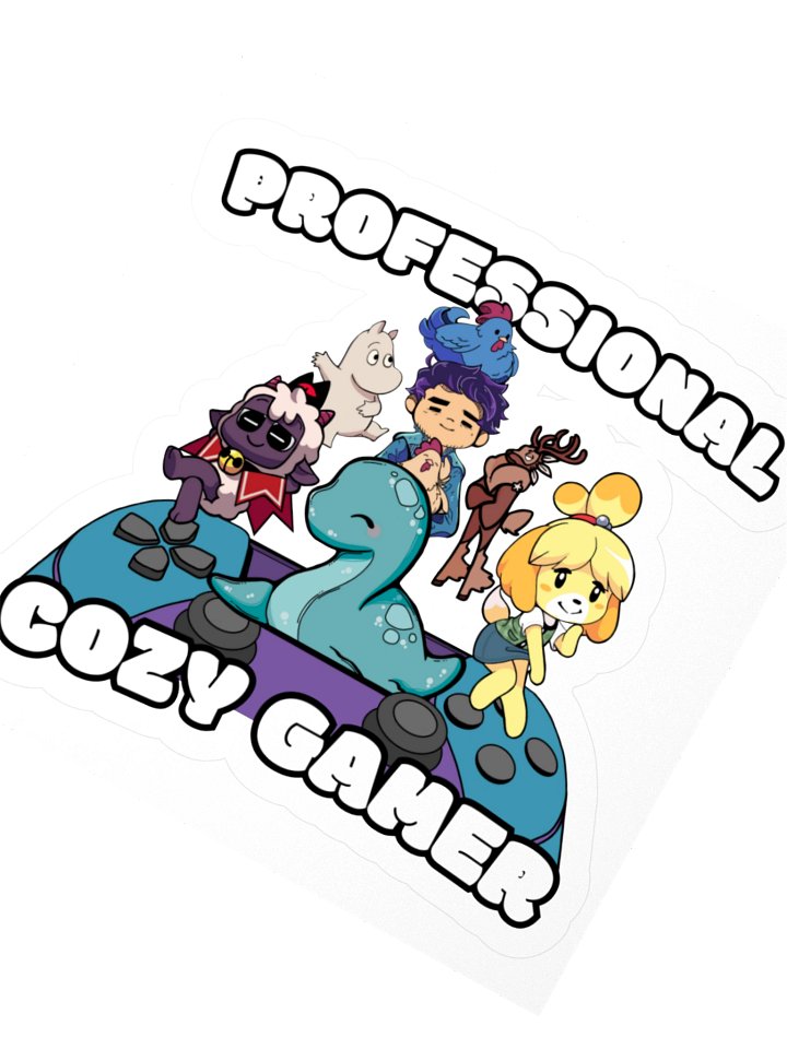 Pro Cozy Gamer Sticker product image (5)