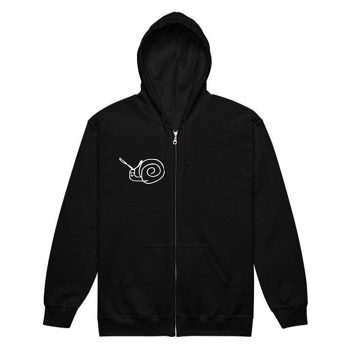 Snail Unisex Hoodie Dark color product image (8)