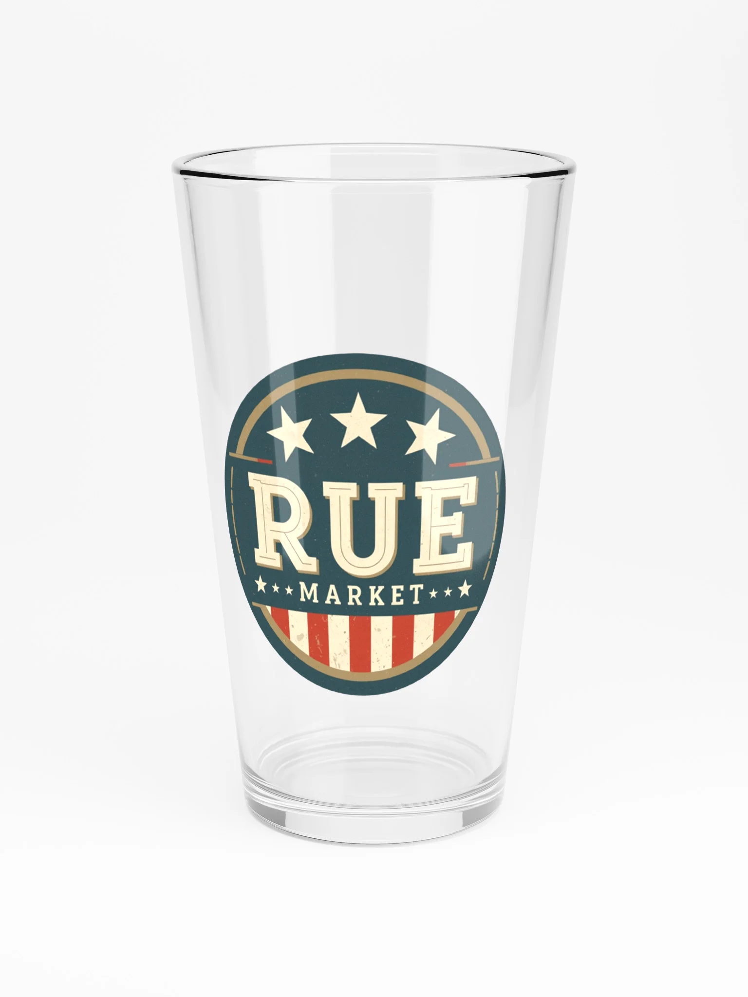 Rue Market Vintage Logo Shaker Pint Glass product image (3)