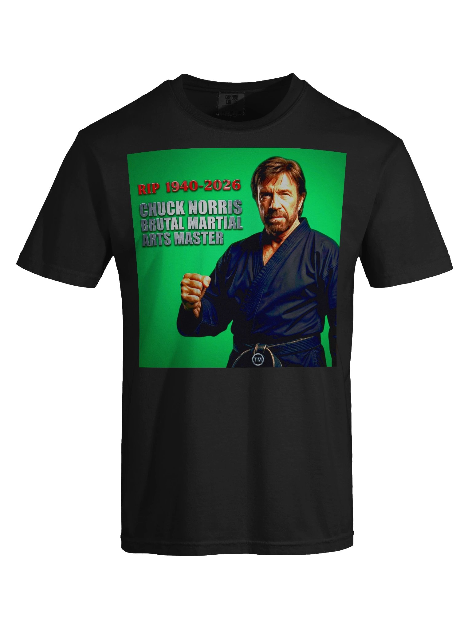 BrutalWear Chuck Norris R.I.P. Tribute Shirt. product image (57)