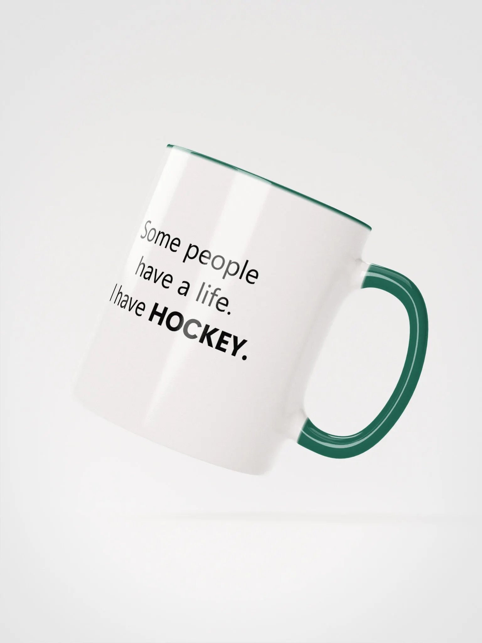 Red logo hockey life mug product image (3)