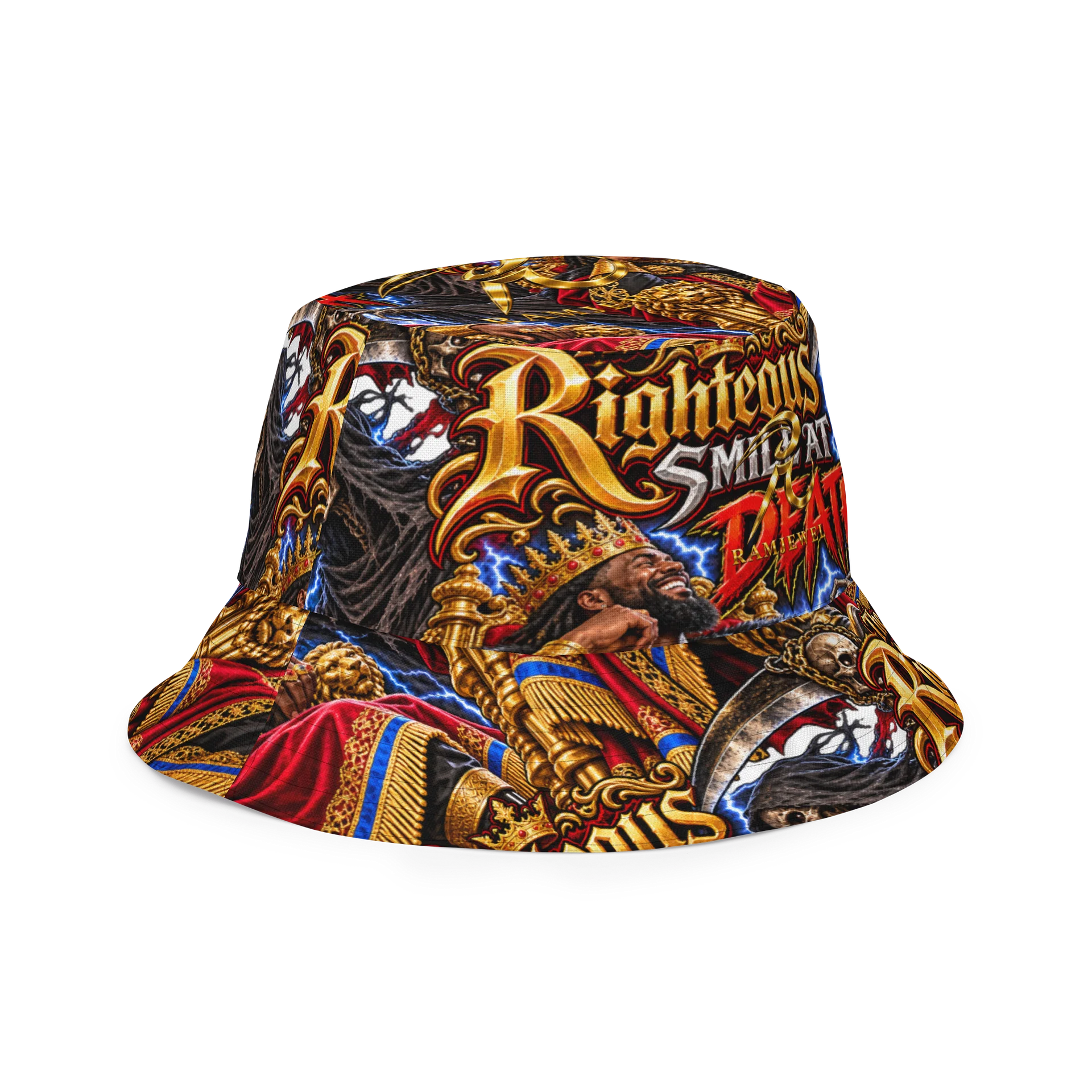 The Righteous Smile at Death Reversible Bucket Hat product image (5)