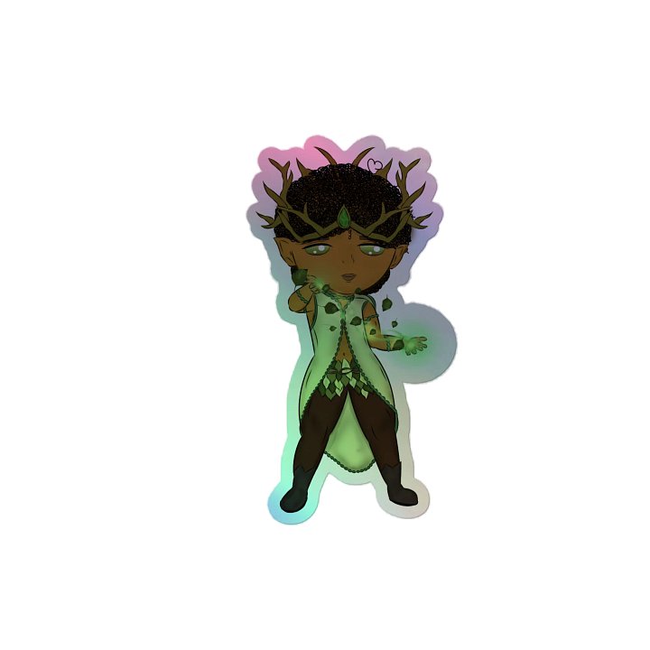 Nature Mage Zhen | Holographic Sticker product image (2)