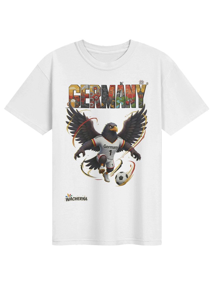 Germany Eagle Mascot Fan Art T-Shirt – Vibrant Culture & Football Streetwear product image (1)