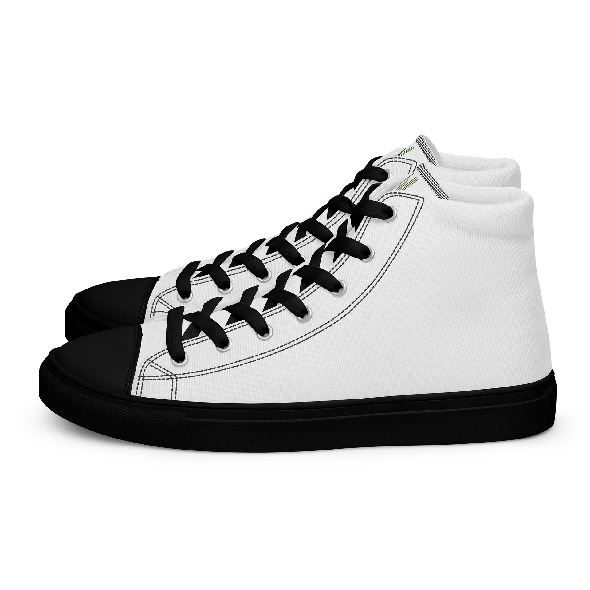 Olive Ribbon 'W' Women's High-Tops product image (6)