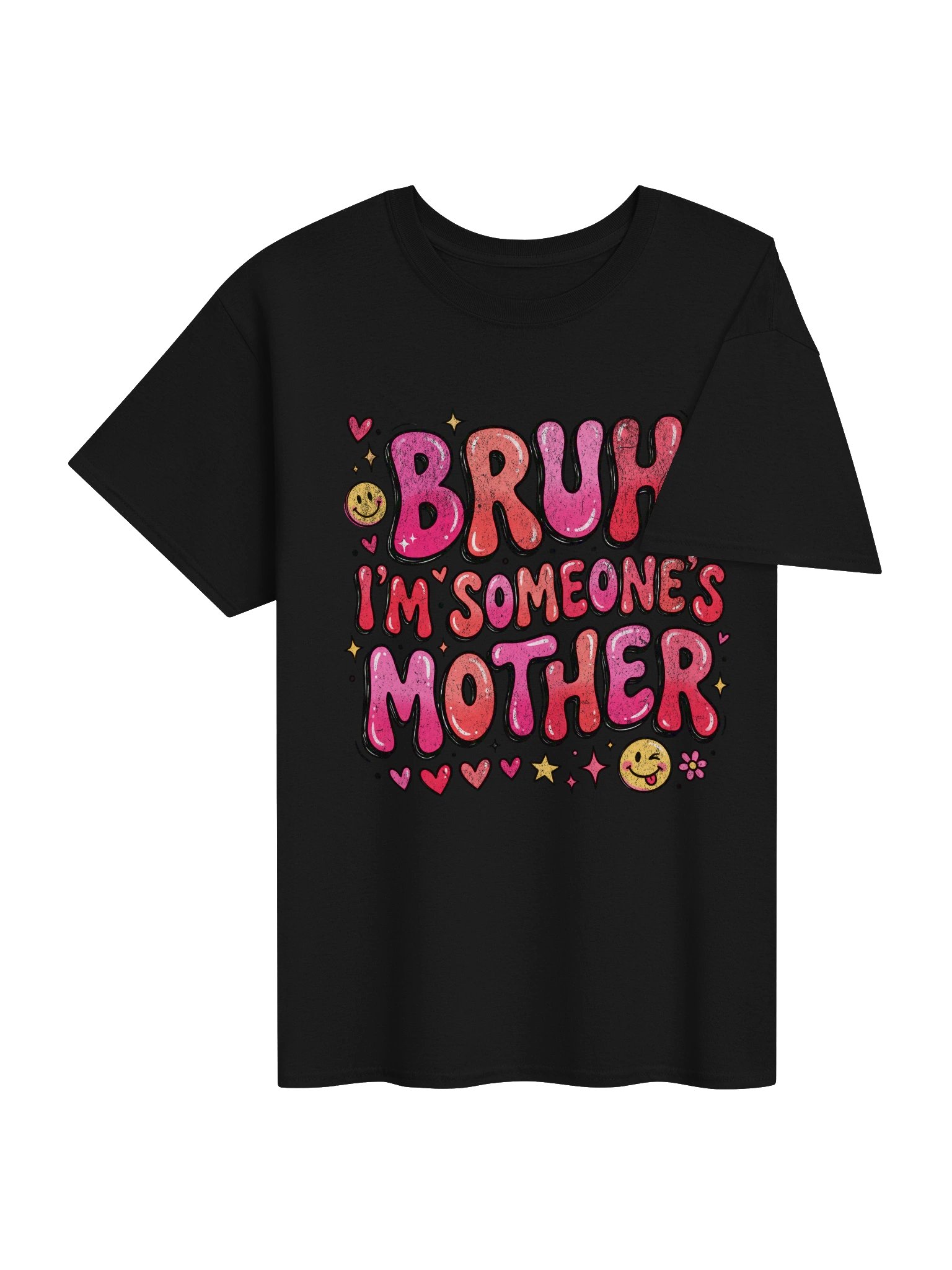 Bruh I’m Someone’s Mother Heart Tee product image (29)