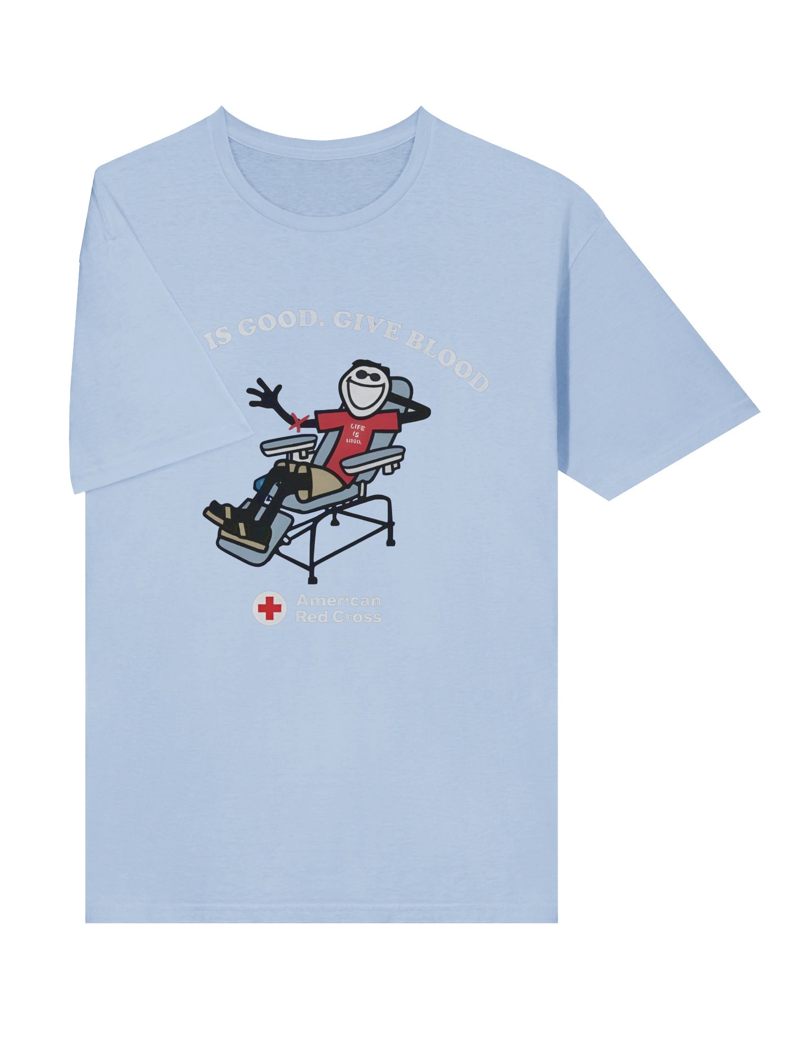 American Red Cross and Life Is Good Shirt product image (10)