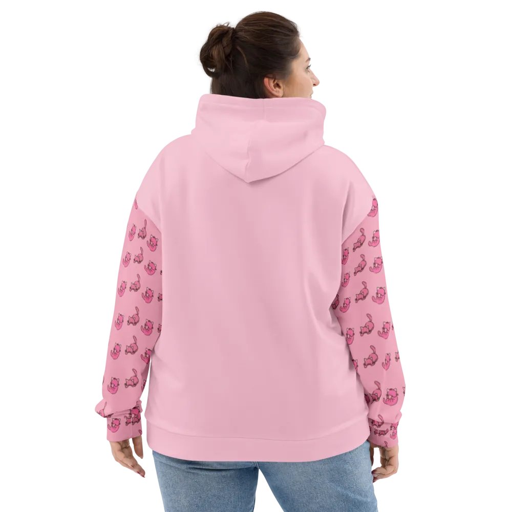 Pink Cat Paradise Hoodie product image (5)