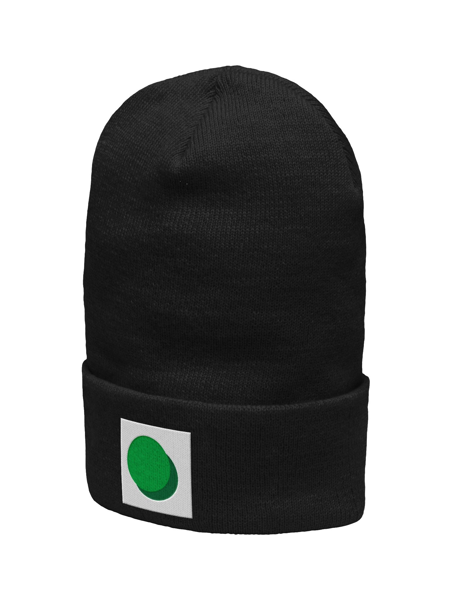 ZURC Blank WHITE + GREEN LOGO Embroidered Beanie product image (2)