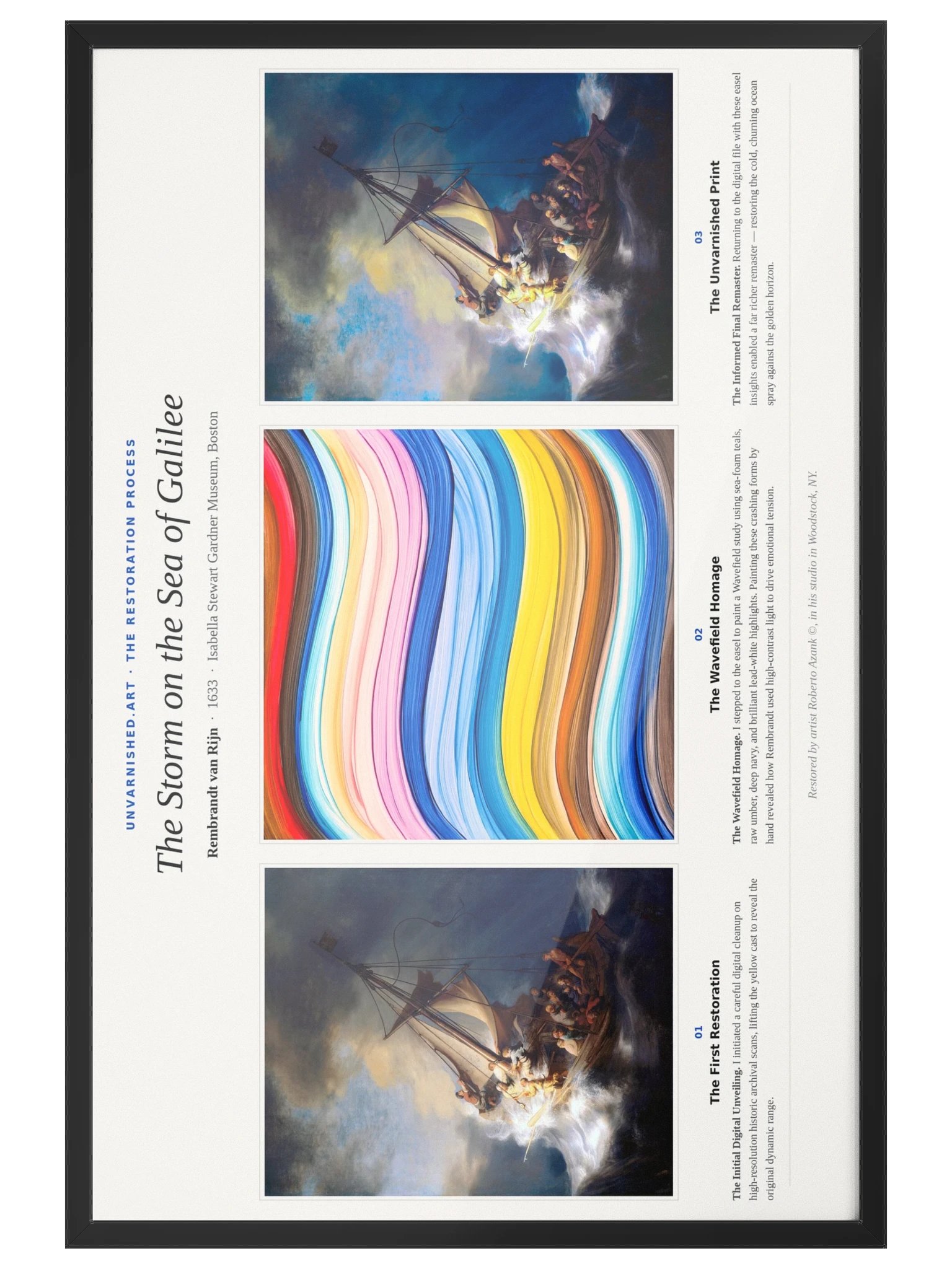 The Storm on the Sea of Galilee — Framed Process Poster product image (4)
