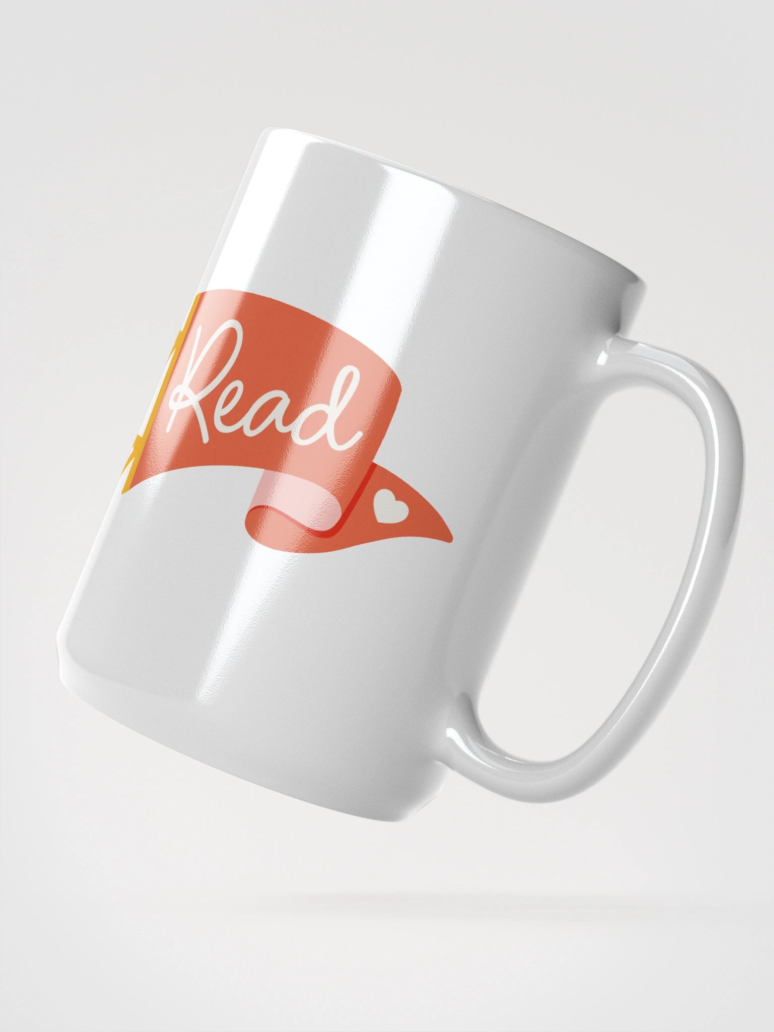 Go Team...Read! Red Pennant Mug product image (2)