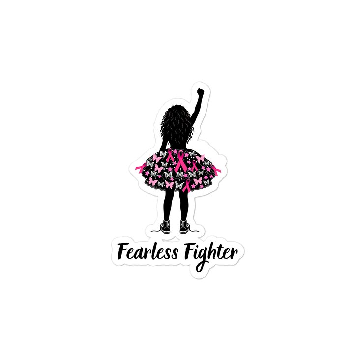 Breast Cancer - Fearless Fighter Sticker product image (2)