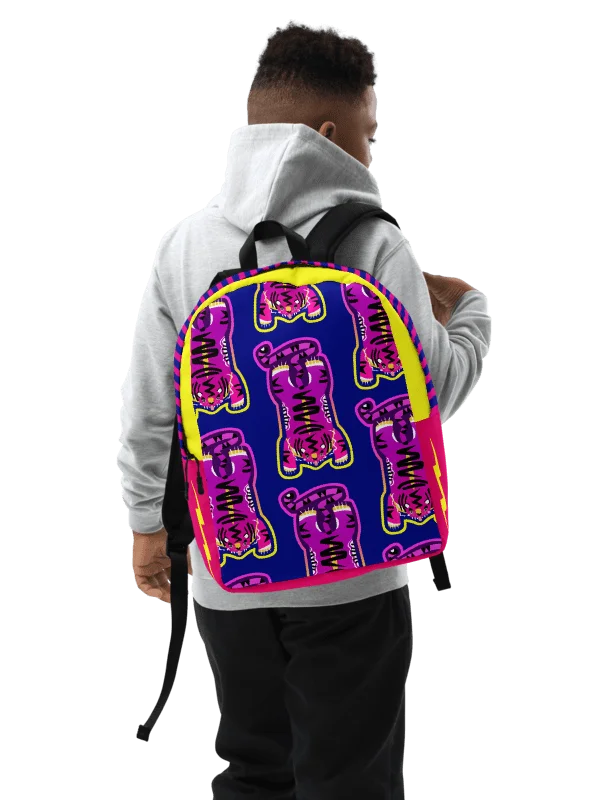 Purple & Pink Tiger Backpack - Electric Tiger Club product image (1)
