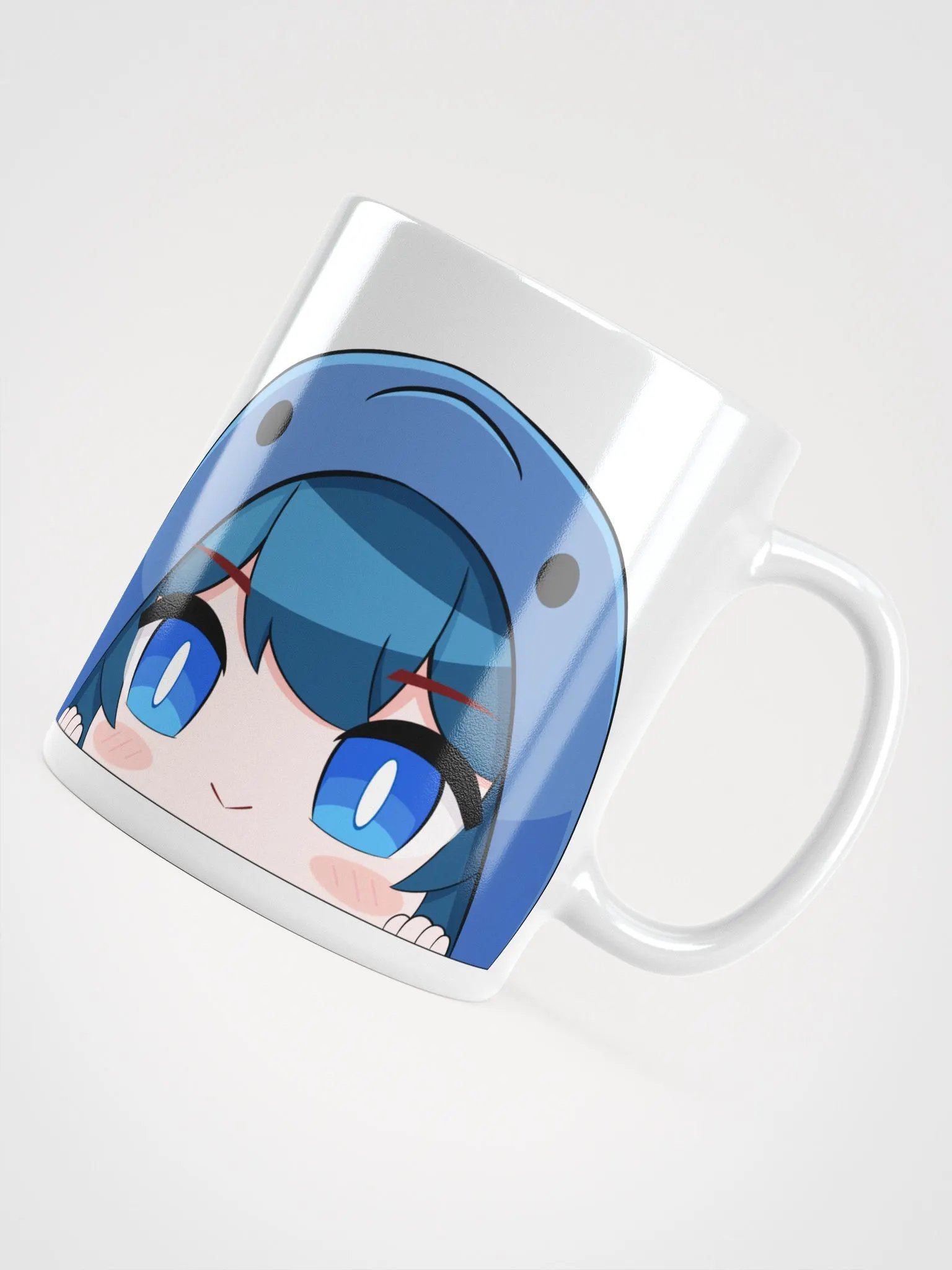 Dolphin Peeker Glossy Mug product image (3)