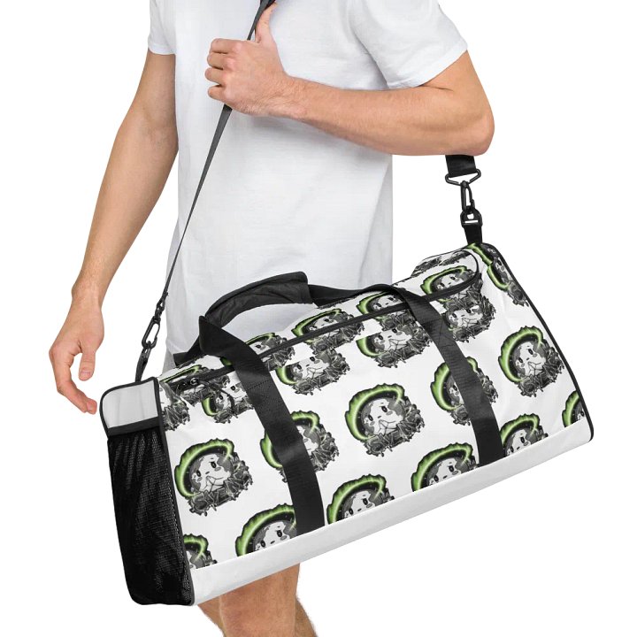 Save Me: A Plea from Planet Earth White Duffle Bag 🌍 product image (2)