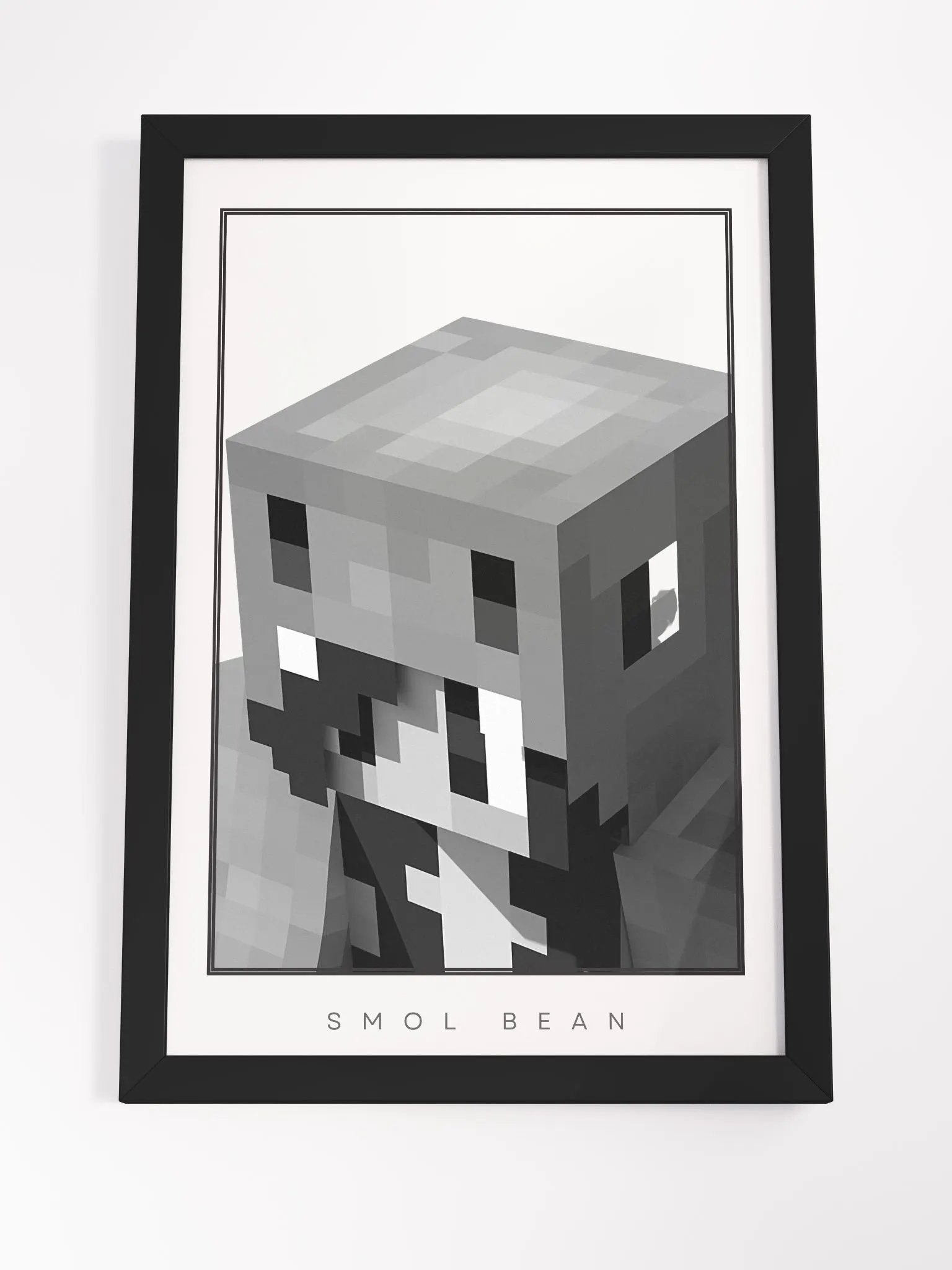 Framed Smol Bean Print product image (4)