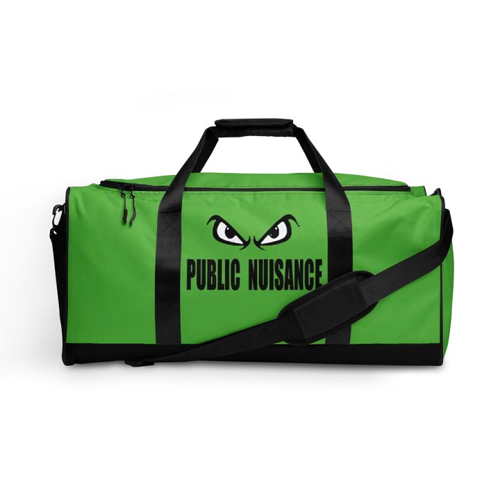 Public Nuisance: Lime Green Duffle Bag product image (1)