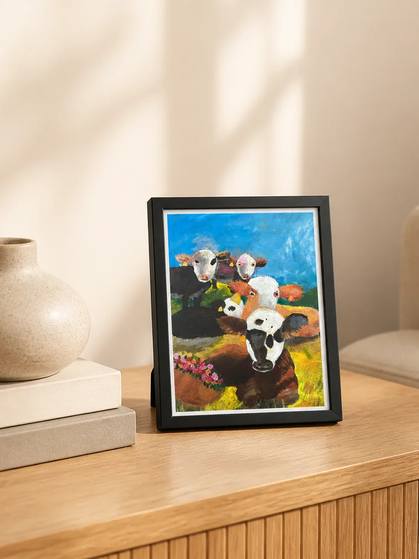 Curious Cows – Art Print product image (4)
