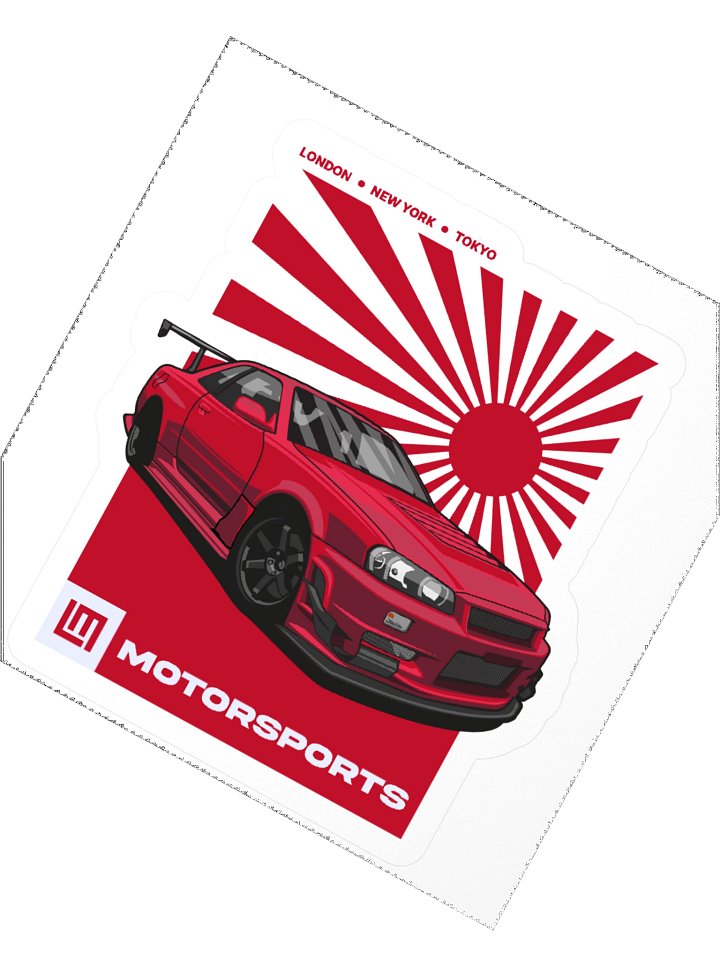 LEM MOTORSPORT RED - STICKER product image (4)