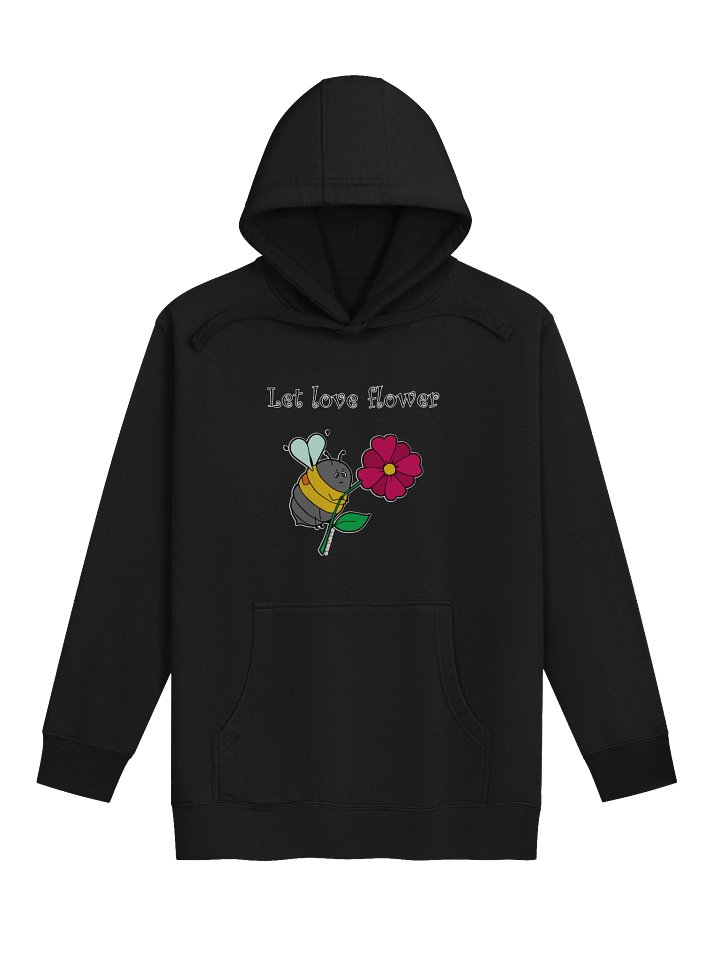 Let Love Flower Bee Hoodie product image (7)
