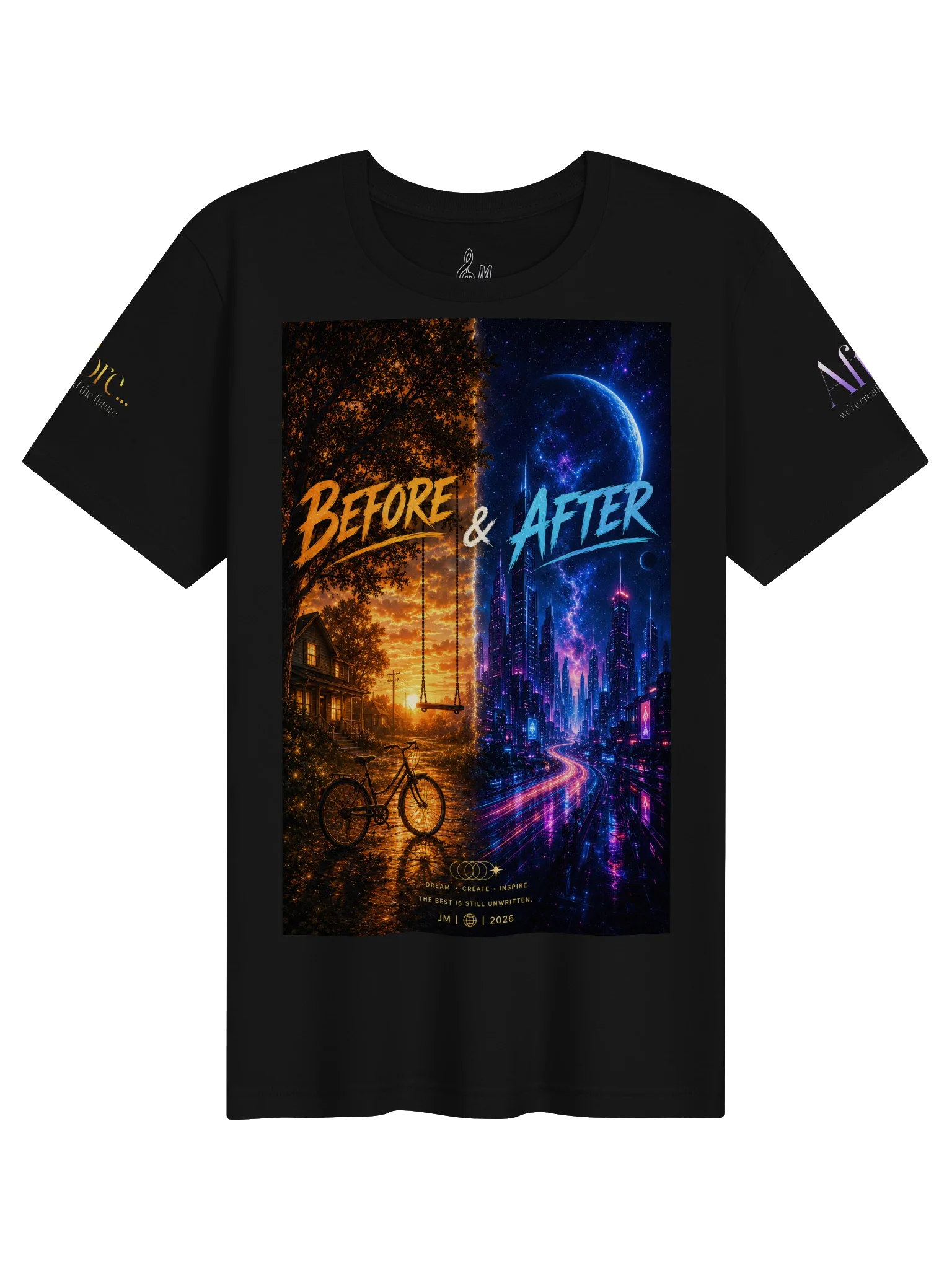 Before & After: Two Worlds T-Shirt product image (1)