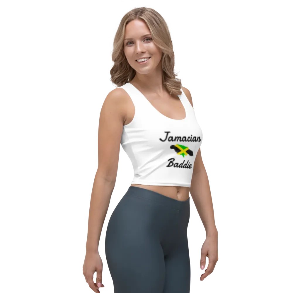 Jamacian baddie white sleeveless top product image (4)