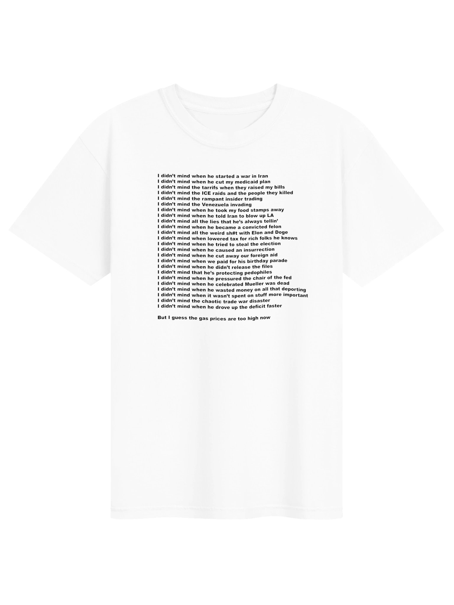 I Didn't Mind Tee product image (3)