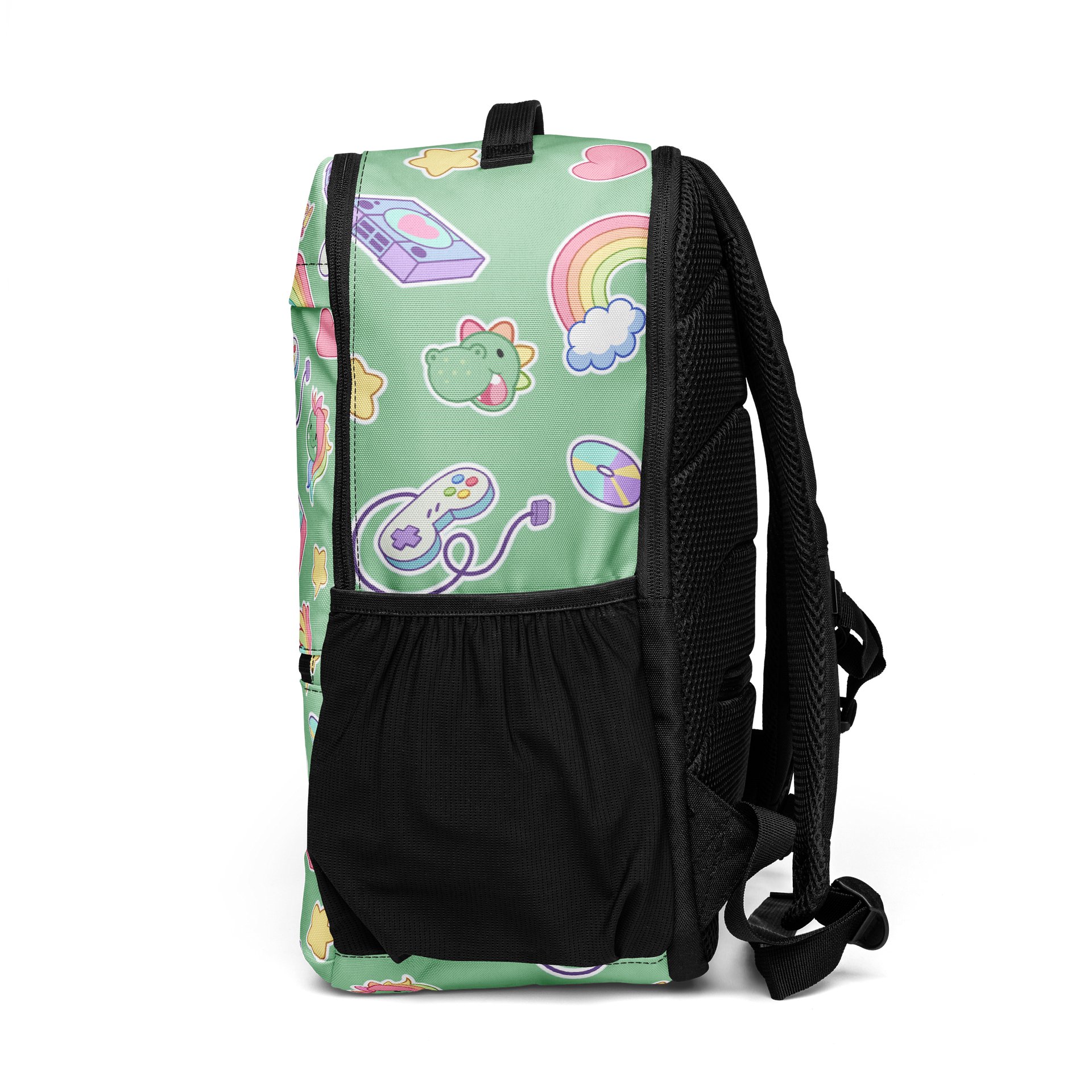 Retro Sticker Utility Backpack All Over Design product image (4)